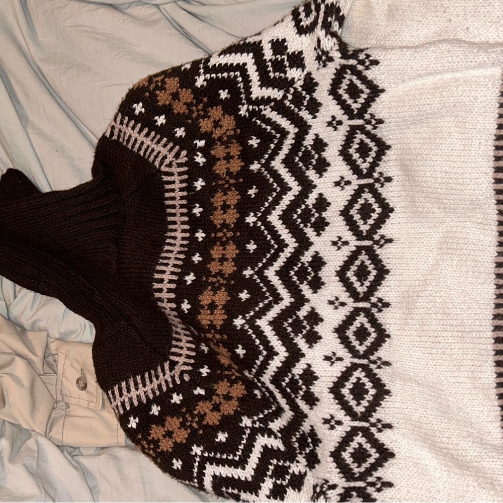 cozy fall sweater large turtleneck